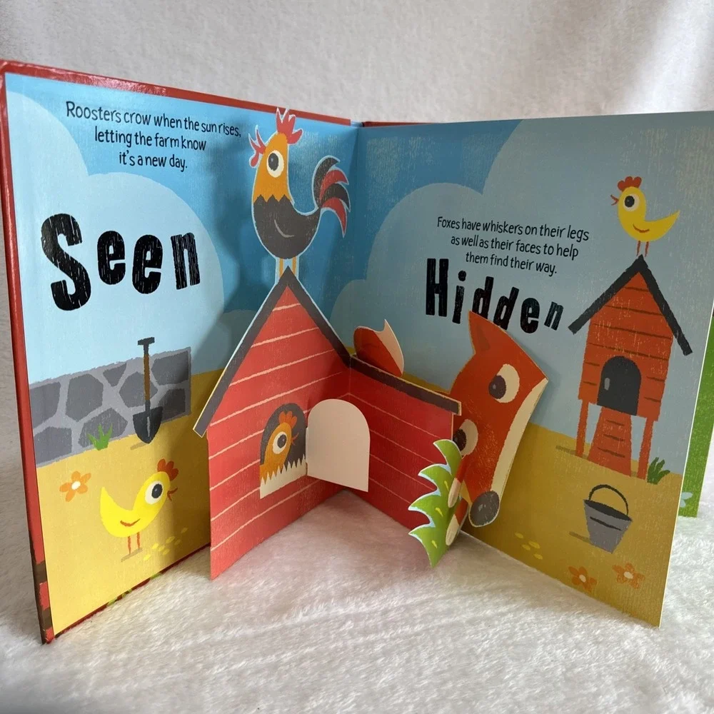 Farm POP Scholastic Pop Up Book Ages 3‎ Up Interactive Learning Fun